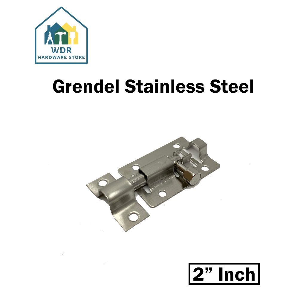 Grendel Stainless Steel 2" | Slot Pintu Stainless Steel 2"
