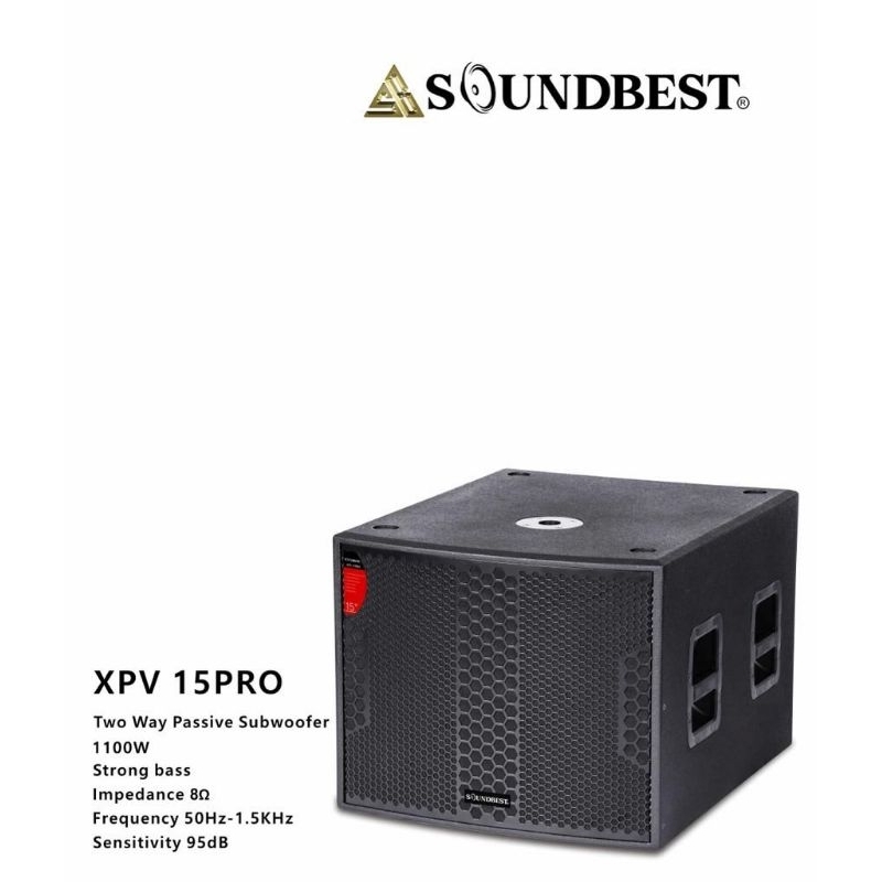 Subwoofer Pasif SOUNDBEST 15 inch XPV 15PRO ORIGINAL GARANSI RESMI