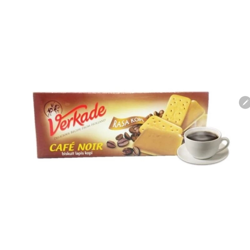 

Verkade Biscuit Cafe Noir biskuit lapis kopi 90 g