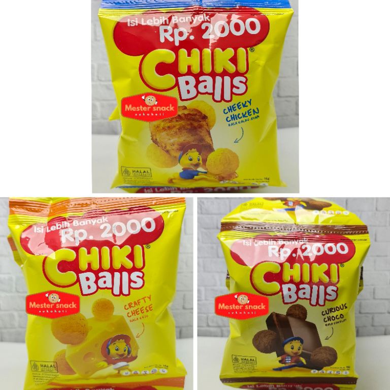 

modelTipe WML577 Chiki Balls 1 Renceng 1 Renceng isi 1 pcs