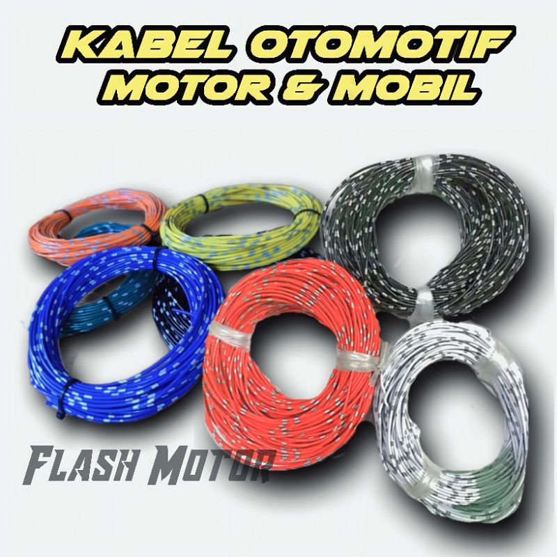 Kebel otomotif meteran motor dan mobil kabel accesories kelistrikan