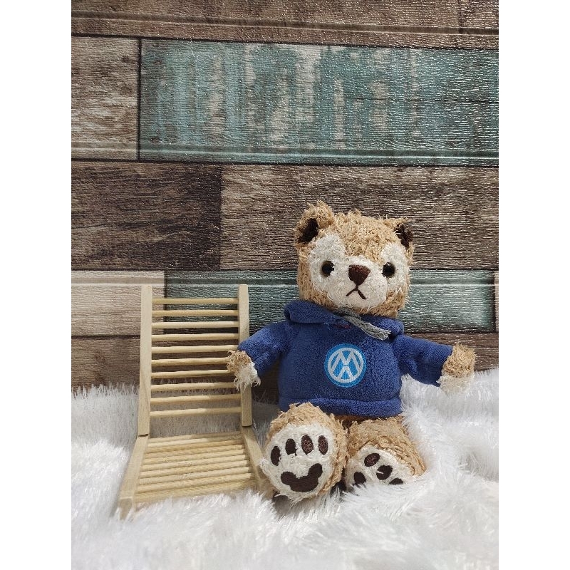 HOODIE BIRU - BONEKA MINNI TEDDY BEAR TEDDYBEAR TEDI BEAR TEDDI BEAR TEDDIBEAR KOSTUM HOODIE BIRU JA