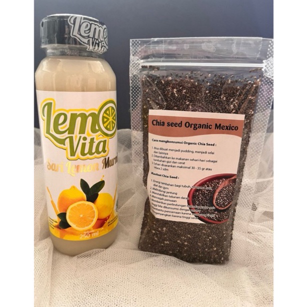 

KODE GVP843 PAKET HEMAT CHIA SEED 1gr LEMOVITA 25ml Paket Jus diet