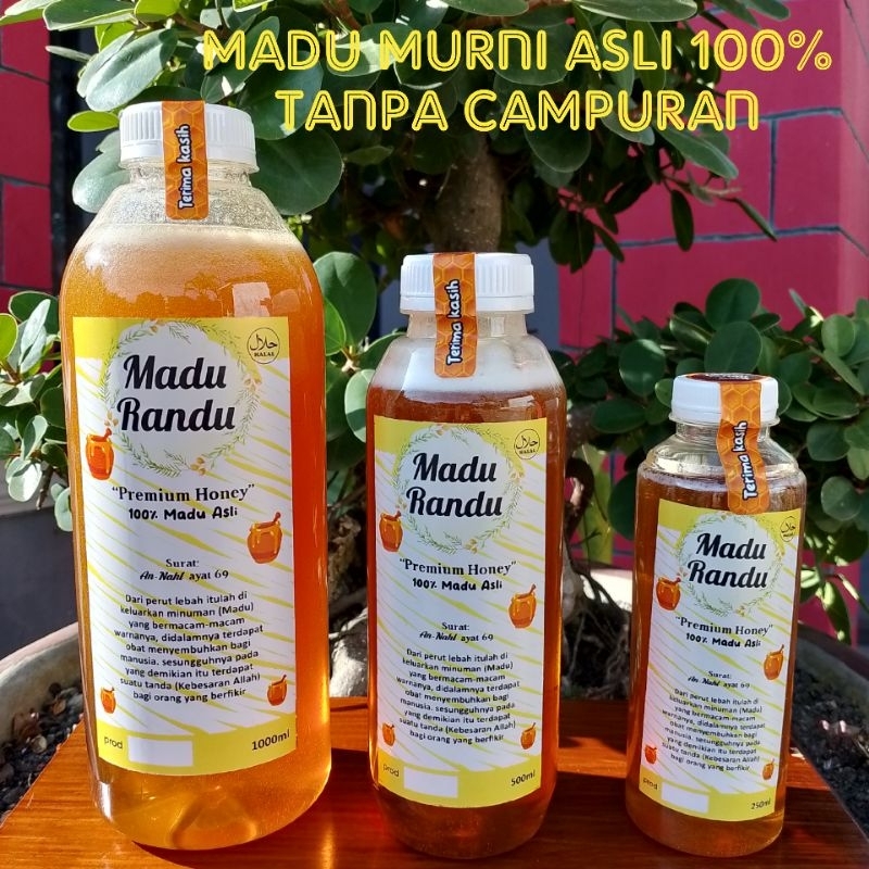 

Madu Randu Madu Murni Asli botol berat 1300gr 650gr 350gr