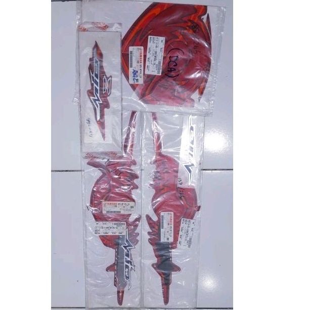 striping stiker ori yamaha mio soul old/karbu thailand (merah)