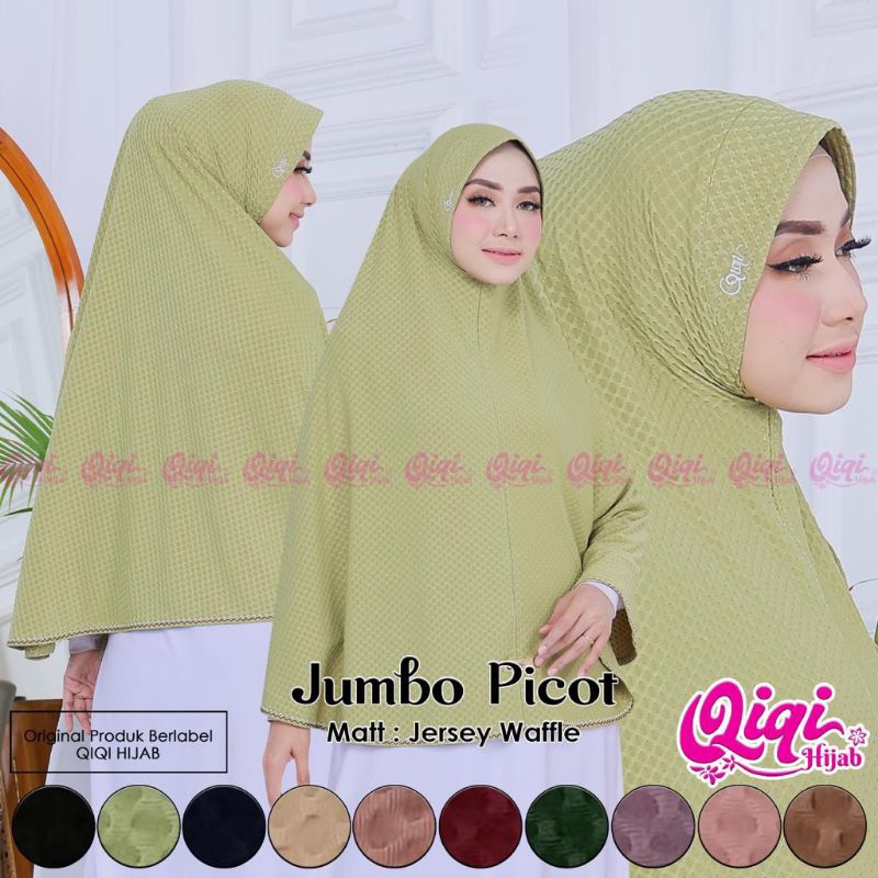 Hijab Picot Jumbo Original Qiqi Hijab