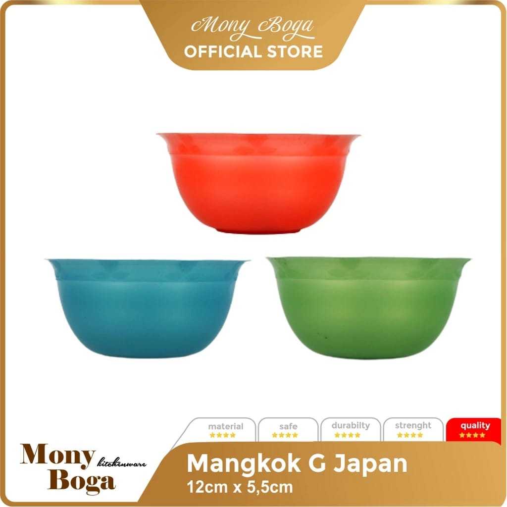 Mangkok Plastik Kecil Bening Berwarna/ Mangkok Plastik Mini Serbaguna