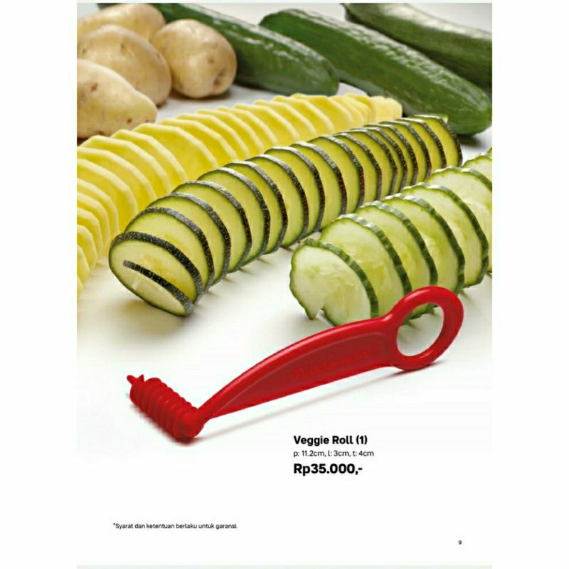 VEGGIE ROLL (ALAT SPIRAL KENTANG TUPPERWARE ORI)