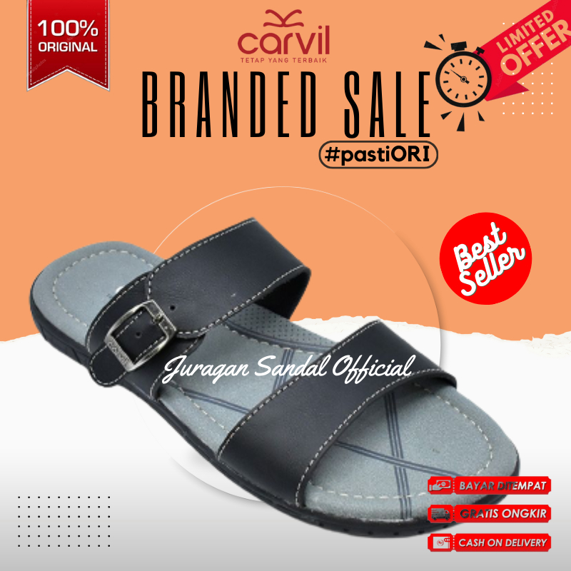 SANDAL ANAK CARVIL METSOVO 02-TP | SANDAL SELOP KASUAL ANAK LAKI-LAKI | ORIGINAL DIJAMIN MURAH