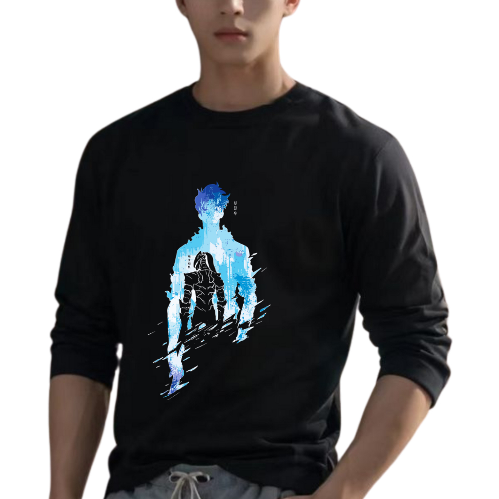 Orora Sweater Distro Premium Korea Solo Leveling - Baju Atasan Sablon Pria Wanita Ukuran S M L XL XXL XXXL keren Original SW ORSL 04