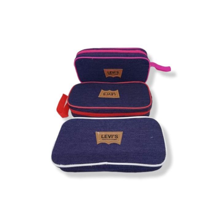 

Tas / Kotak Serbaguna Pouch Pen Tempat Pensil Tempat Pulpen