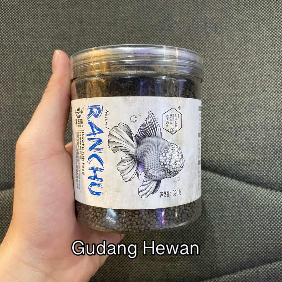 YUMIMA RANCHU FOOD 320 GRAM - SINKING - IMPORT - PAKAN KOKI