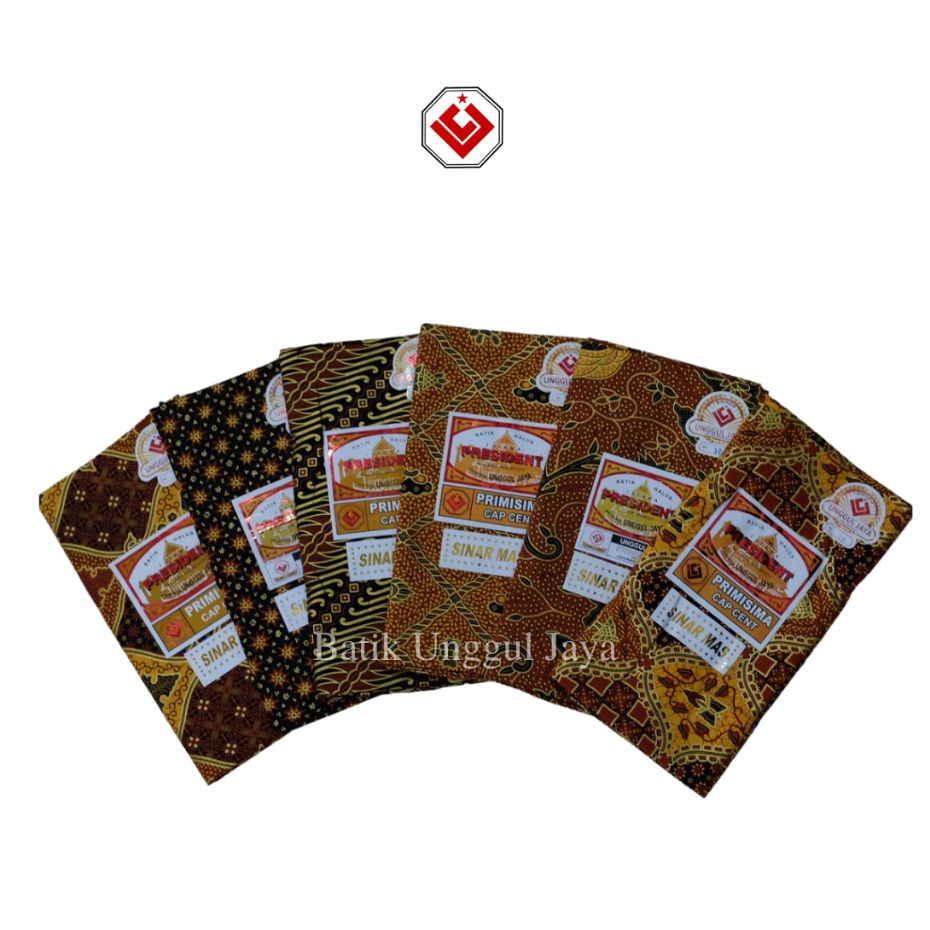 UNGGUL JAYA Kain Jarik Batik Istana Presiden Prodo Primisima Cap Cent Emas Nikahan Mewah Prada
