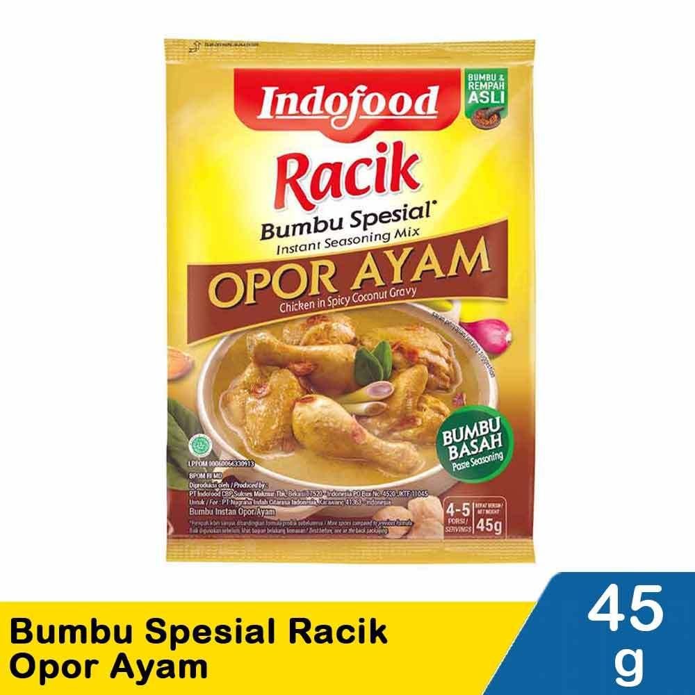 

SS236 Indofood Bumbu Racik Opor Ayam 45g / Indofood Bumbu Basah Opor Ayam