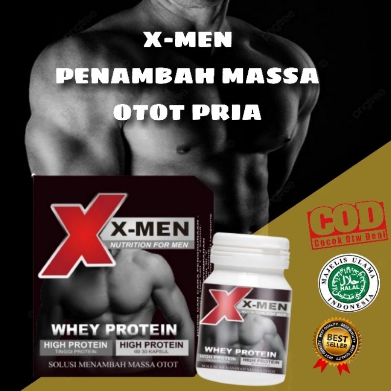 X MEN - obat pembesar otot dan pembentuk massa otot suplemen pembesar massa otot menambah stamina pr