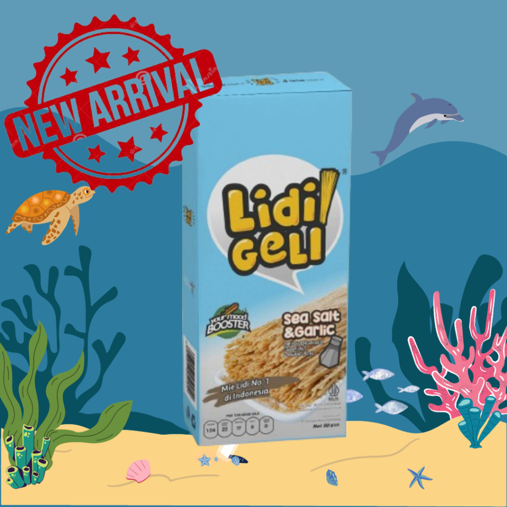 

Lidi geli - Sea Salt & Garlic 90gr