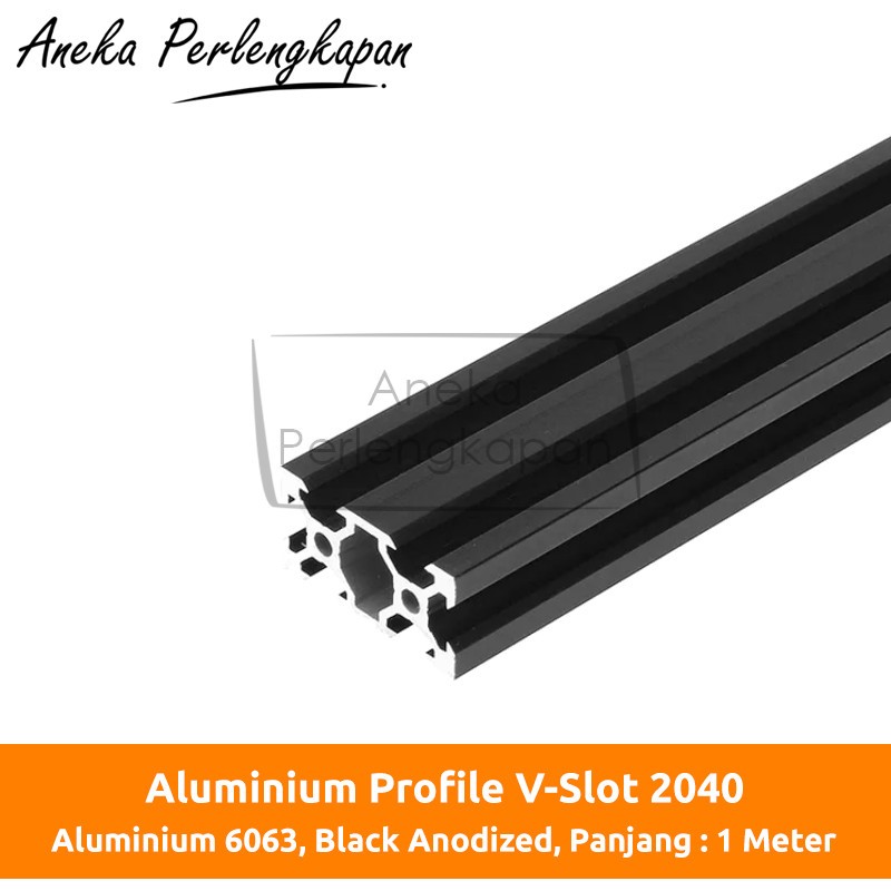 Aluminium Profile / Extrusion A6063 V Slot 2040 Linear Rail Black