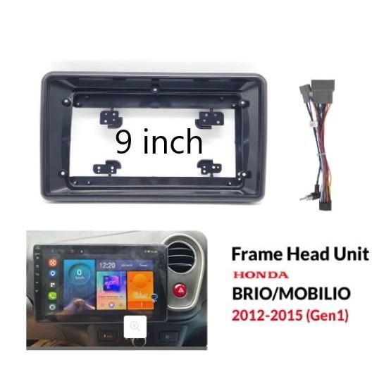 Frame Head Unit 9 inch OEM Honda Brio/Mobilio 2012-2017