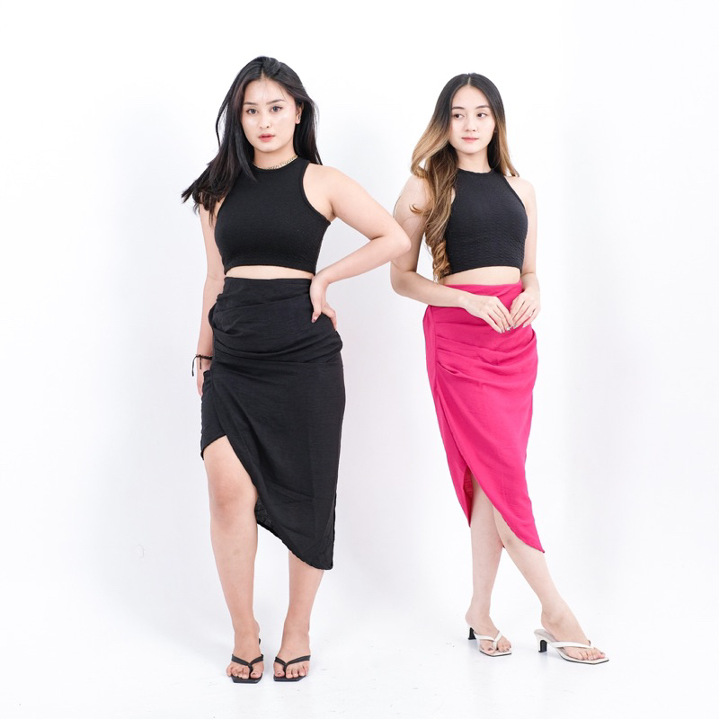 	 ELORA [Zalini Skirt] Skirt Wanita | Rok | Style Korean	