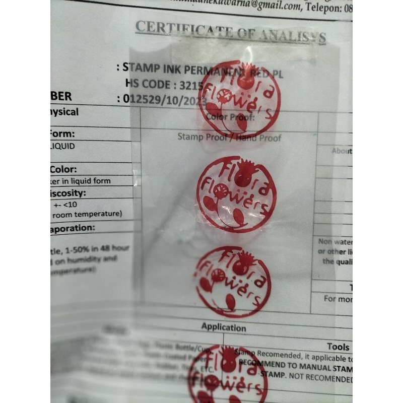 

HJK TINTA PERMANENT STEMPEL PAD/MANUAL ,UNTUK MEDIA PLASTIK DLL ,ready 9 varian warna