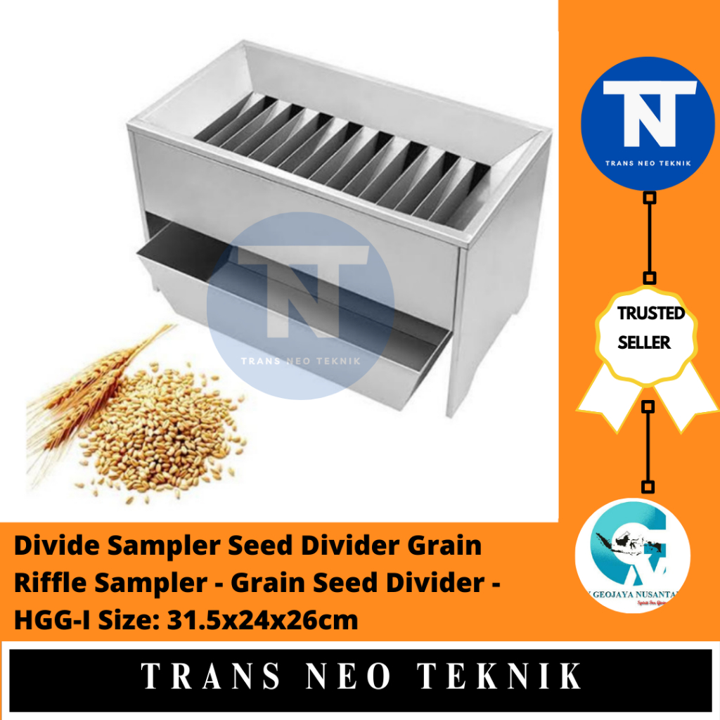 Divide Sampler Seed Divider Grain Riffle Sampler - Grain Seed Divider - HGG-I Size: 31.5x24x26cm