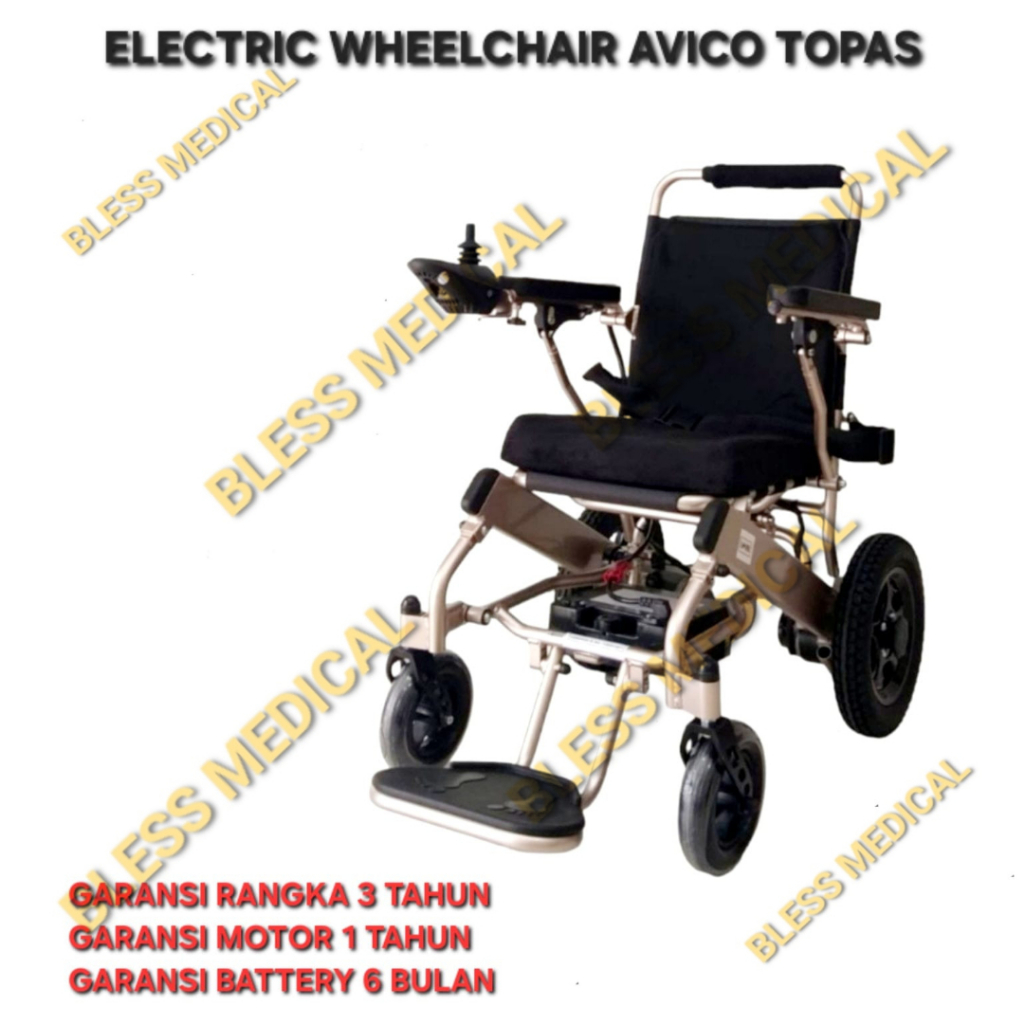 Kursi Roda Elektrik Avico Topaz - Electric Wheelchair Avico