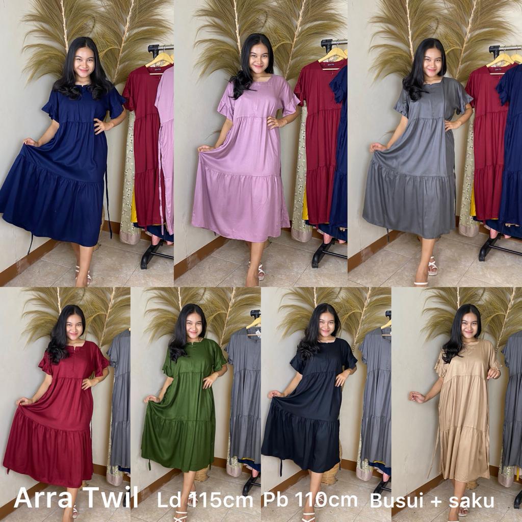 Dress tasya Twill Daster kekinian Dress remaja Dasterviral Daster murah