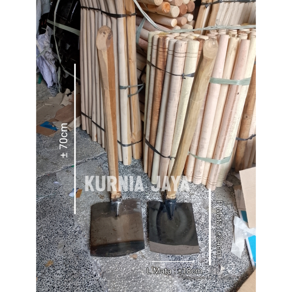 CANGKUL PACUL GAGANG KAYU JATI