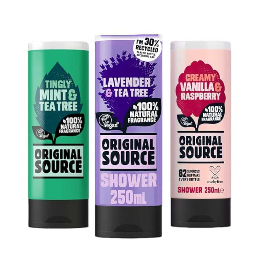 ORIGINAL SOURCE Shower Gel / Body Wash / Sabun Mandi Cair