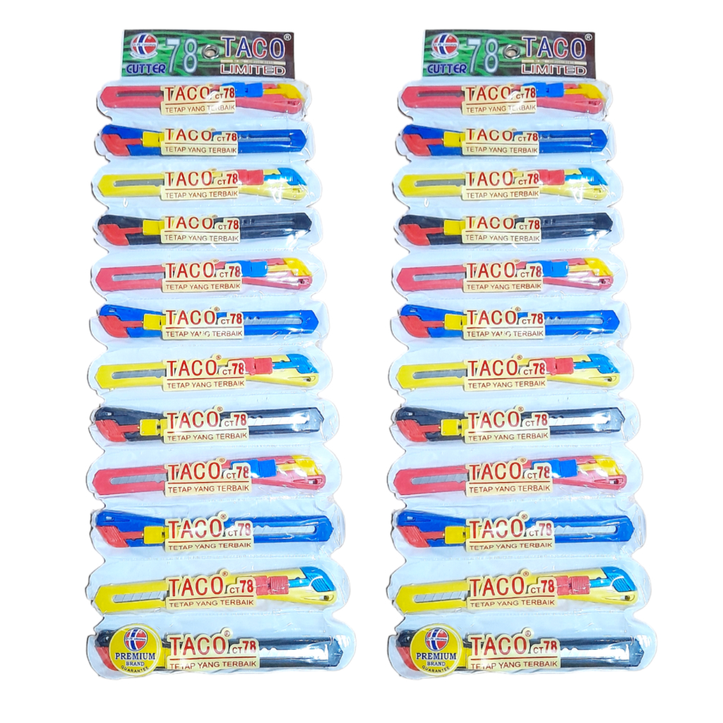 

H7Y Taco Cutter Kecil 78 L-150 / 12 pcs / 1 renteng