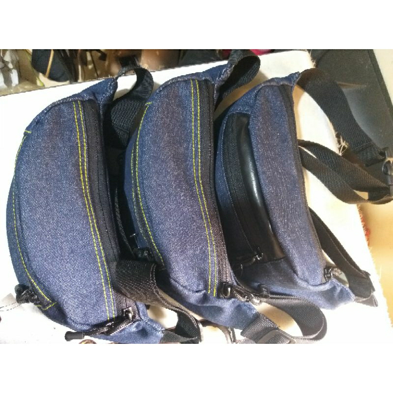 tas slempang pria wanita/tas slempang levis/denim/jeans/tote bag tas pinggang pria wanita/tas dada