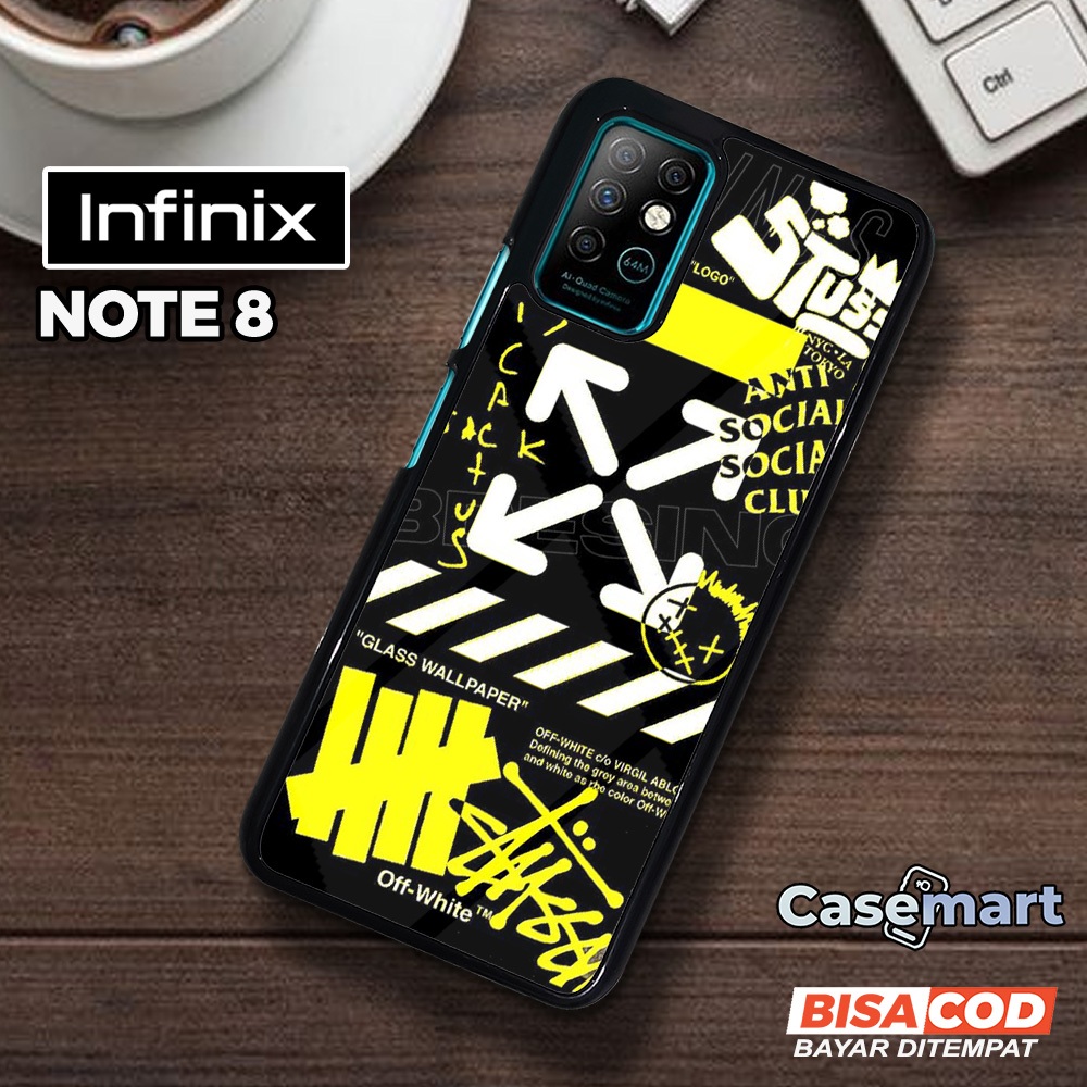 Case INFINIX NOTE 8 Casing INFINIX NOTE 8 Casemart [BGRF] Case Glossy Case Aesthetic Custom Case Ani