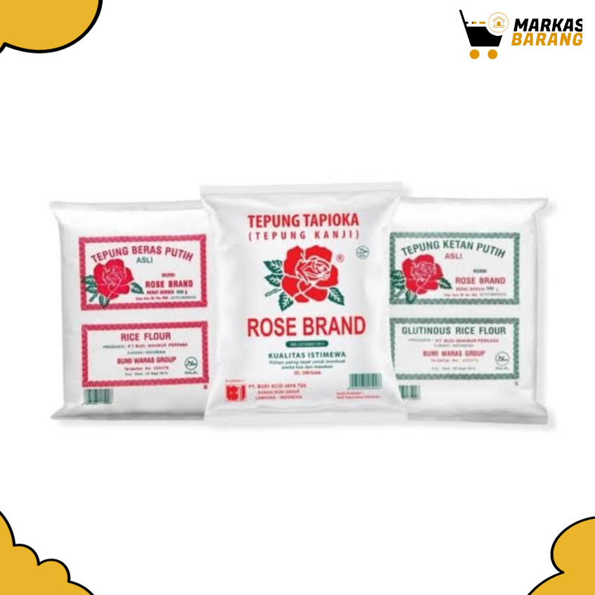 

Tepung Beras Putih Rose Brand 500gr