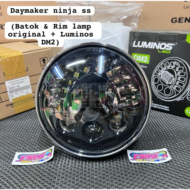 LAMPU BULAT NINJA SS LAMPU DAYMAKER 7 inch LAMPU DAYMAKER NINJA SS LUMINOS BATOK RIM ORIGINAL KAWASA