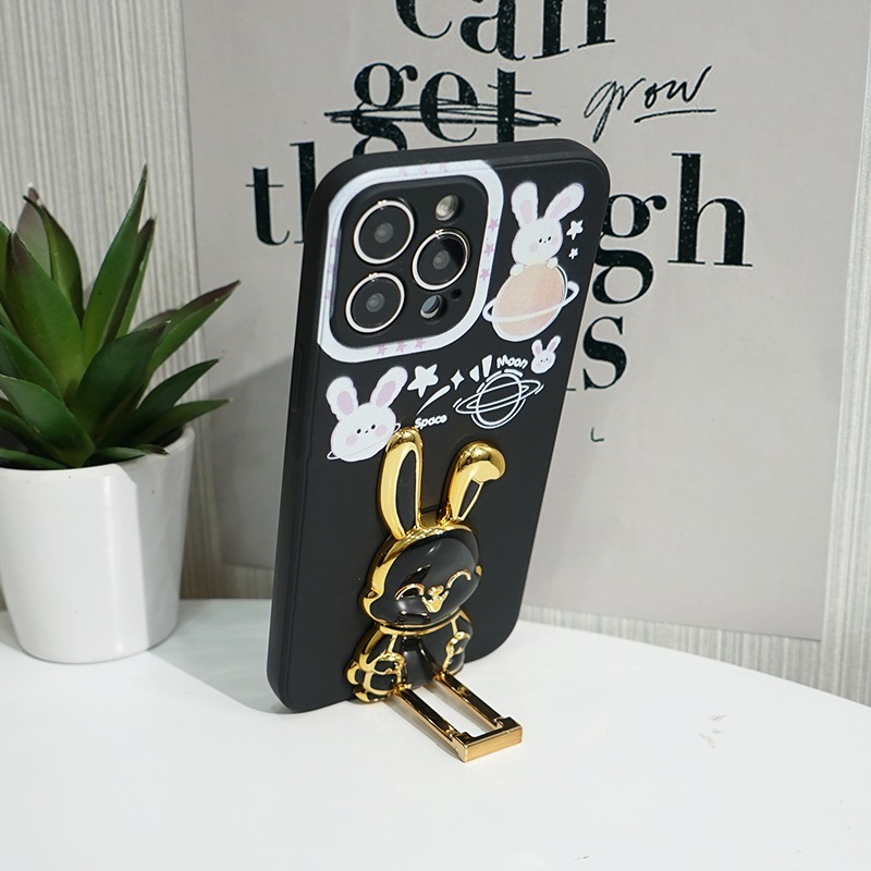 Soft Case [3D9] Boneka Timbul Stand For Vivo Y17S Y12S Y20 Y21 Y20S Y21A Y12 Y15 Y17 Y36 Y35 Y22 Y16