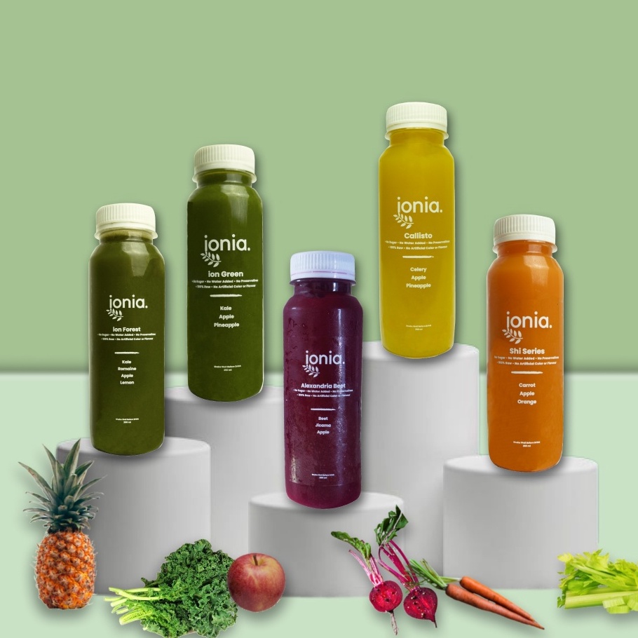 

Cold Pressed Juice Paket Detox Juice Jus Buah dan Sayur Diet Sehat Cleanse 5 Botol 25ml