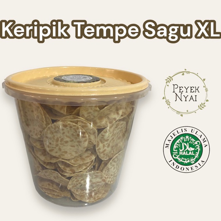 

Peyek Nyai Keripik Tempe Sagu XL