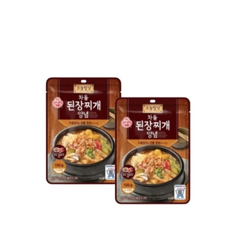 

OTTOGI SOYBEAN PASTE POT STEW SAUCE WITH BEEF 130Gram X 2PCS