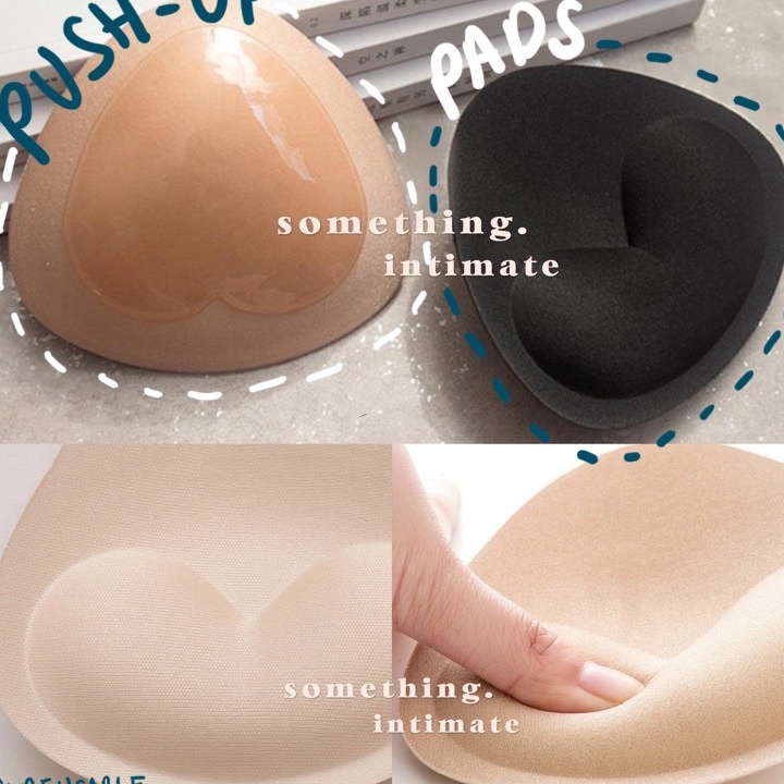 Terkini Triangle Bikini Pushup Pad Bra Pads untuk Berenang Cup Tambahan Busa Bh Waterproof Tempel Ta