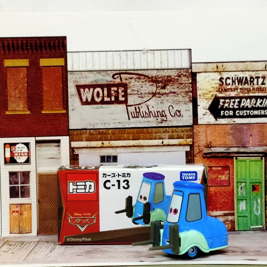 Tomica Cars C-13 Guido Forklift Biru Disney Pixar Original harga murah