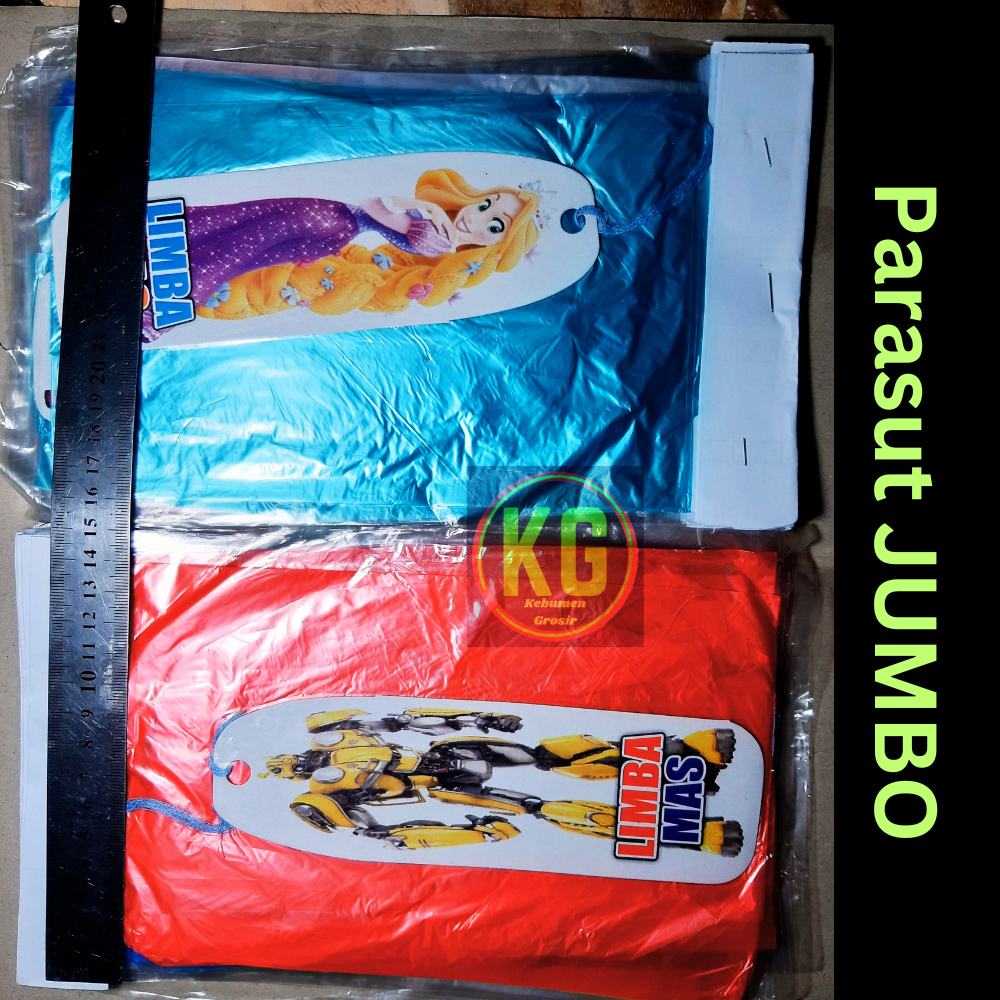 Parasut JUMBO / Mainan Parasit plastik / Ukuran besar