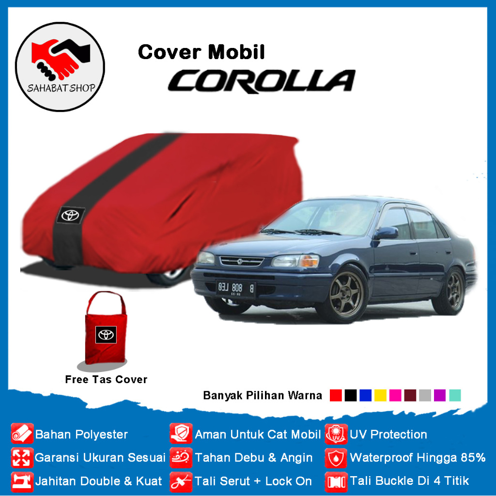 Sahabat - Cover Mobil Sedan Toyota Corolla Premium