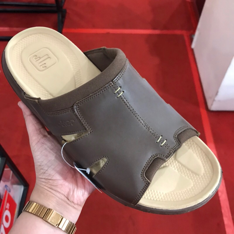 Sandal Slide Pria Jim Joker | Sandal Kulit Pria Jim Joker Bold 1