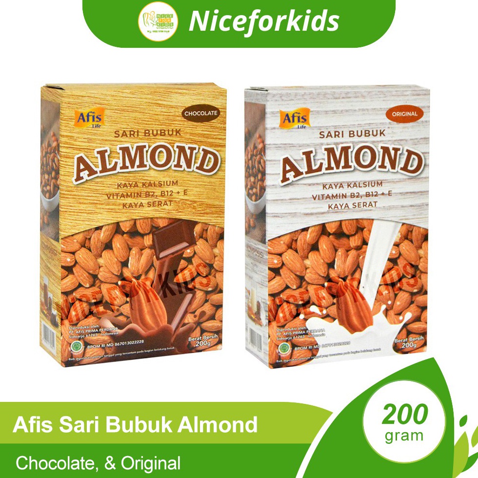 

Bests3ller Afis Sari Bubuk Almond Aneka 2 Gram Almond Drink Susu Almond untuk Semua Usia 36