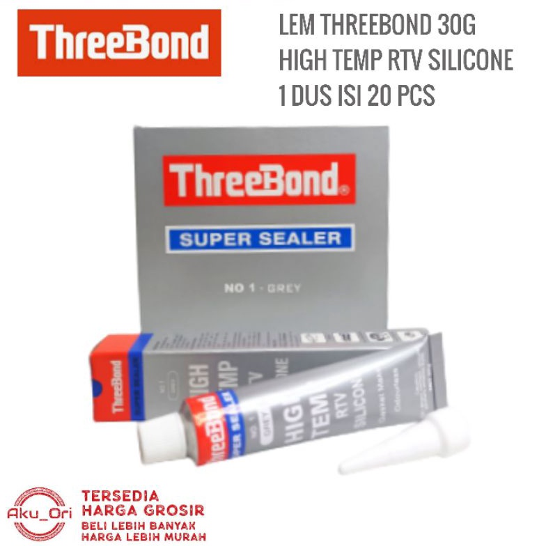 

D17 LEM THREEBOND HI TEMP Lem Gasket Paking Super Sealer High Temp RTV 3 Gram Grey 4