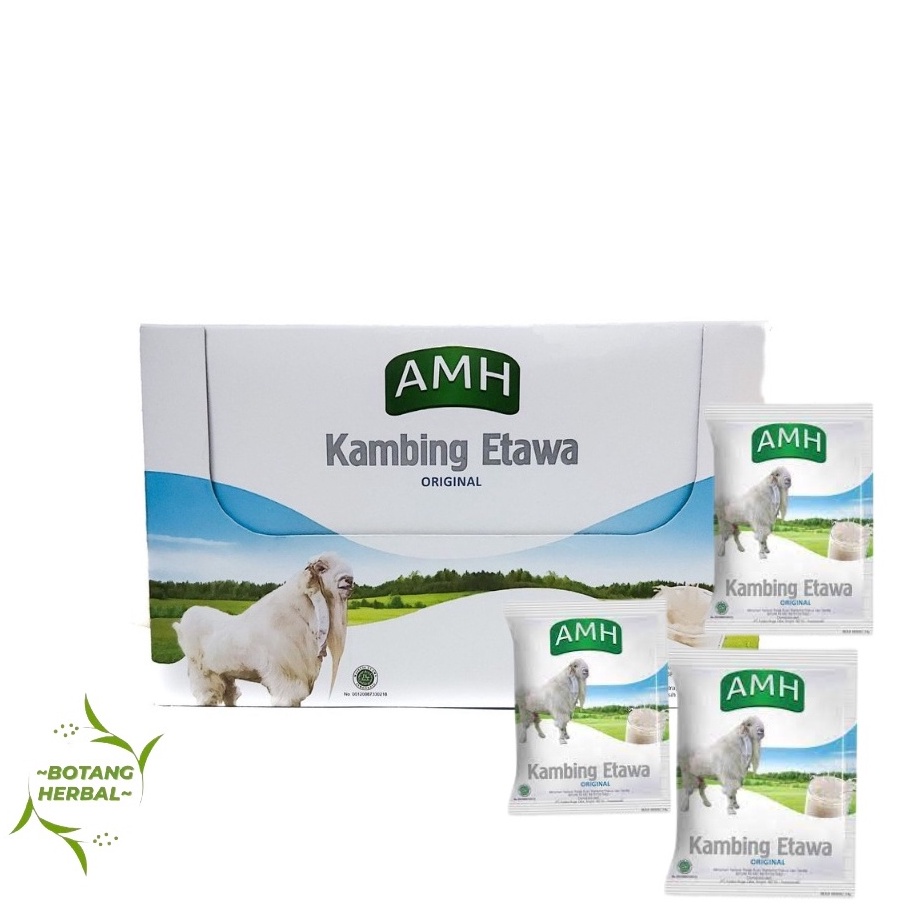 

Re4dy Stock Susu Kambing bubuk AMH Original Kemasan BOX PUTIH ORIGINAL Isi 1 SACHET SUSU KAMBING ETAWA AMH Must Get it