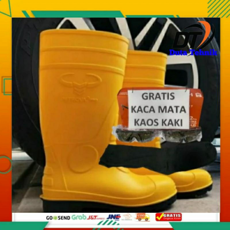 JUAL SEPATU SAFETY BOOT PETROVA NON SAFETY / SEPATU SAFETY BOOT / SEPATU BOOT PROYEK / SEPATU SAFETY