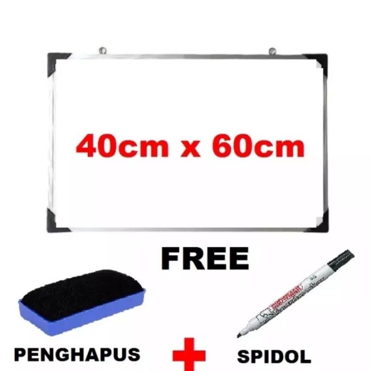 

Ju44l PAPAN TULIS WHITEBOARD 4 X 6 CM SPIDOL DAN PENGHAPUS 276