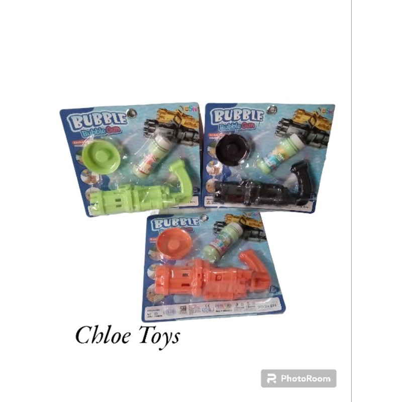 MAINAN PISTOL AIR SABUN BUBBLE GATLING GUN SH 676