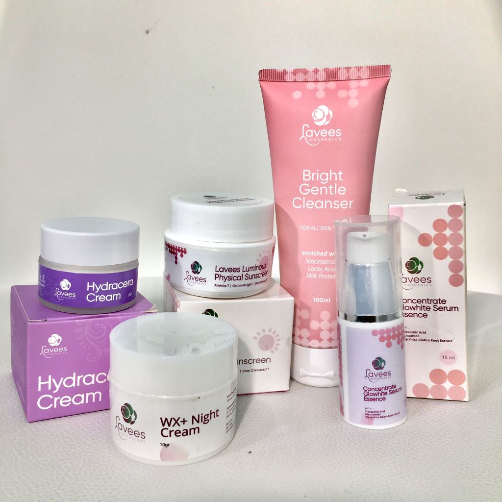 [PAKET FLEK & MELASMA GLOWHITE BRIGHTENING] GOLD By Lavees Cosmedics Mengatasi Melasma dan Flek Hita